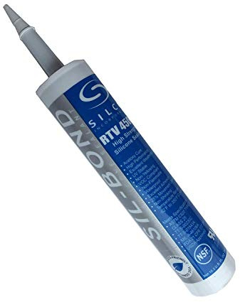 Mastic adhésif en silicone transparent de qualité alimentaire NSF FDA RTV 292 g (1) (tube de 292 g)