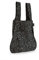Notabag Original - Wasserabweisende, wiederverwendbare, faltbare Tasche und Rucksack (Black Sprinkle)