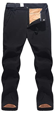 Winter Skihose für Herren Damen Outdoor Winddicht Wasserdicht Warm Schneehose Winter Ski Snowboard Hose Schwarz Asien 5XL EUR 3XL
