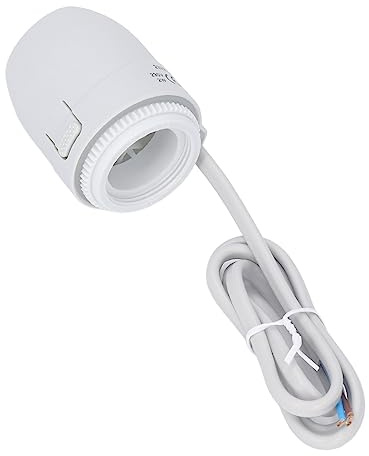 Elektrothermischer Stellantrieb 230V für Fußbodenheizung Normalerweise Geschlossen 100N Betätigungskraft IP54 Schutzklasse M30x1.5 Gewinde Kompatibel mit Heizsystemen