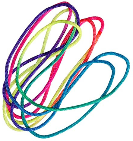 COHEALI 12st Fingerspiele Für Erwachsene Wiege Fingerspiel Finger Über Seil Drehen Katzenwiege Spielzeug Fingerseilspiel Regenbogen-seilspielzeug Katzenwiegenset Klassisch Armbänder