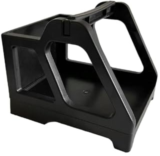 1 Piece Label Holder, Thermal Label Box, Label Tray, Desktop Label Dispenser, Sheet Box, Office Supplies, Suitable for Roll Paper Labels, Folding Labels (Black)