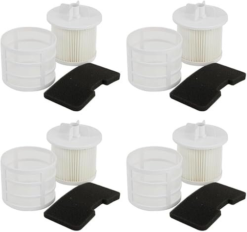 4 Pack U66 Filters Kit Compatible with Hoover Sprint Whirlwind SE71WR01 Vacuum Cleaners, Part Number # 35601328