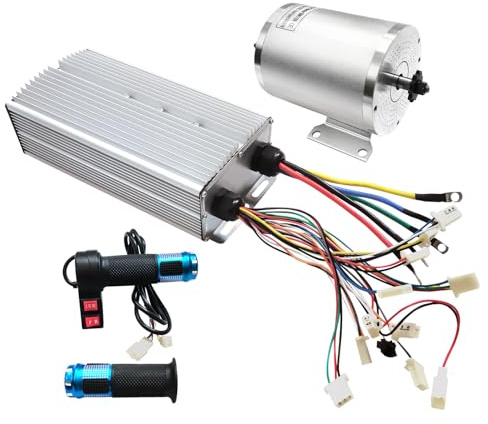 FortyFor Moteur sans balais 3000 W 6600 tr/min, 72 V CC Moteur électrique puissant pour kart électrique, skateboard électrique, longboard