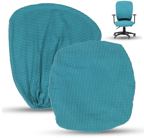 DECHOUS 1ensemble Housse Élastique pour Chaise De Bureau Amovible Et Lavable pour Siège Pivotant Complet Couvre-siège Couvre-Dossier Gemme