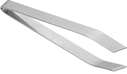 Ciieeo Stainless Steel Fish Bone Tweezers Flat Fish Bone Clip Precision Tweezer for Kitchen Use Food-Grade Fishbone Remover Tool Suitable for Cooking and Barbecue