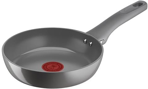 Lagostina Risorsa Padella con Rivestimento in Ceramica Antiaderente 20cm Induzione Thermosignal