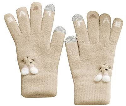 Fingerlose-Handschuhe-Damen, Strickhandschuhe Damen Warme Rheuma Handschuhe Thermo Handschuhe Ohne Finger Fleece Wollhandschuhe Sport Thermo Thermo Handschuhe Baumwollhandschuhe