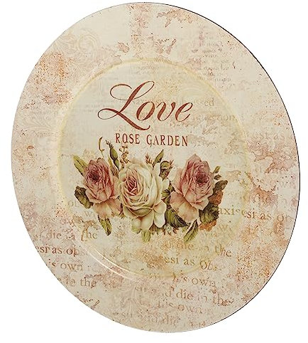 MAGICLULU Piatti Da Frutta Retrò Piatto Multifunzione Vassoio Per Snack Riutilizzabile Decorazione Da Cucina Piatto Con Bordo