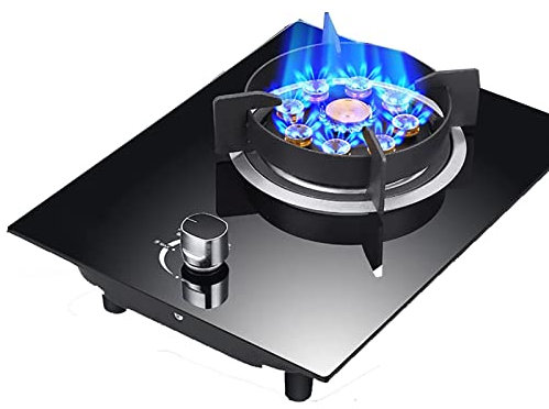 GAROEN 33CM Fornello a Gas a bruciatore Singolo da Incasso NG/GPL Fornello a Gas, fornello a Gas da Incasso Cucina da Cucina (F NG)