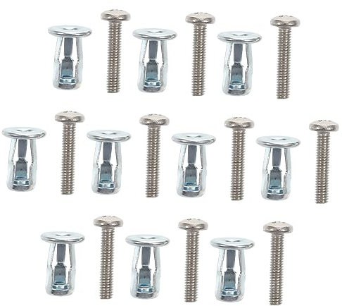 MAGICLULU 4 Sätze Hohlraum Dübel Schraube Teiliges Blütenblatt Expansion Nut Für Hohlwände Aluminiumverkleidung Und Kunststoffplatten Zum Befestigen Von Gegenständen An Dünnen 10 Stück * 4