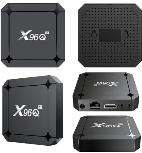 Box TV 14 4K Ultra HD WiFi6 Dual Band Media Player USB HDMI Ethernet con telecomando