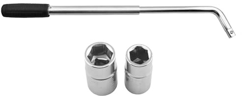 Genérico Llave Para Tuercas,Llave Telescópica Ajustable - Herramienta Adaptadora de Alta Potencia con Diseño Portátil para Extracción de Pernos de Rueda de Automóvil y Mantenimiento de