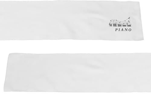 Cabilock Klavier Abdeckung Tasten Polyester Klaviertastatur Staubschutz Tuch Langlebiger Keyboard Schutz für Akustische und Elektronische Klaviere Einfache Weiche Tastaturabdeckung