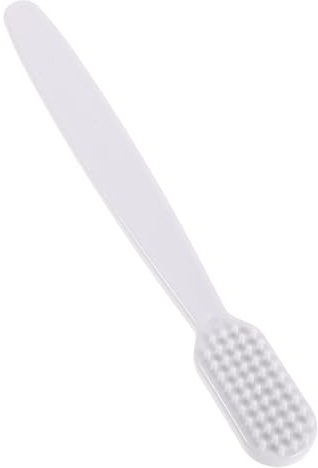 WATIIFUFU Munhygienisk Tungskrapa i Plast Ergonomisk Tungborste för Vuxna med Skrapande Massagefunktion Säker och Bekväm Rengöring för Talterapi och Resor Vit
