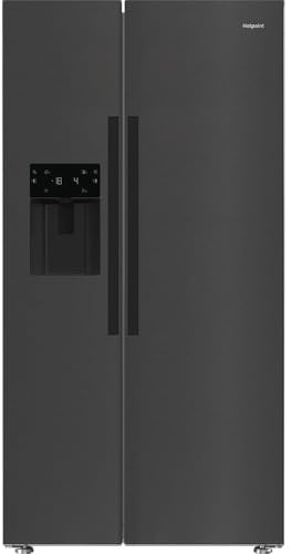 Hotpoint American Fridge Freezer - Anthracite - D Rated