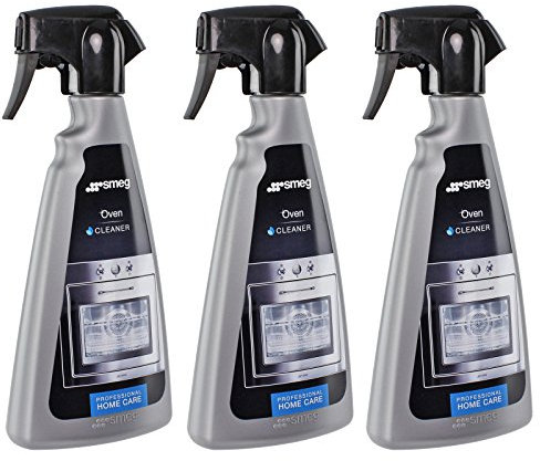 Smeg - Flacone spray per la pulizia del forno originale, 500 ml, confezione da 3