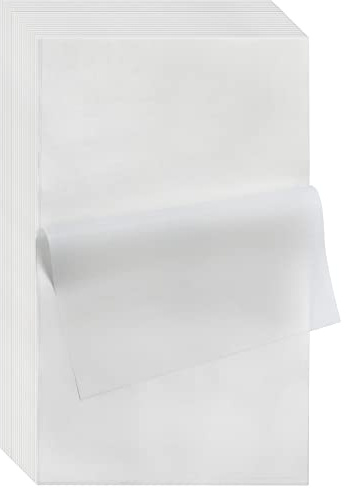 Fasmov 500 Pcs Parchment Paper Baking Liner Sheets, 12 x 8 inches Nonstick Baking Paper for, Baking Cookies, Bread, Meat, Pizza