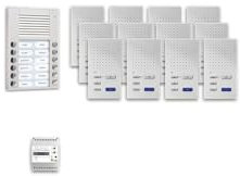TCS Tür Control Audio Außenstation Pack 12 PPAF12-EN/02 PES12 Tasten AP Türsprech-Set 4035138034531