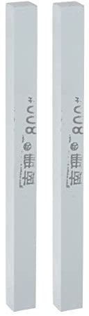 sourcing map 2pcs Pierres Aiguiser 800 Grain Rectangle Vert Silicium Carbure Pierre à aiguiser