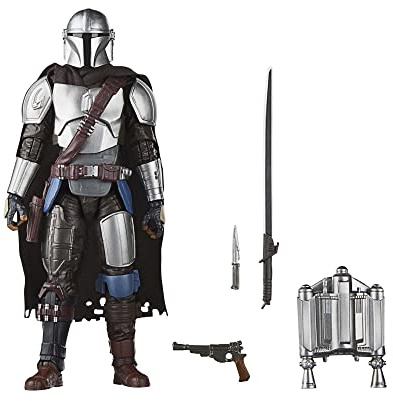 Star Wars: The Book of Boba Fett Black Series The Mandalorian (Glavis Ringworld) Figur, 15 cm | Star Wars The Black Series 15,2 cm Actionfigur Box Art (2024 Wave 1A) - The Mandalorian Glavis Ringworld
