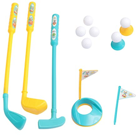 Kisangel Baby-golfschläger Golfset Kleinkind 2 Jahre Golf Für Kleinkinder Golfschläger Für Kinder Golfspiel Für Kleinkinder Kindersportspielzeug Plastikgolfbälle Fitness Golfclubs Mädchen