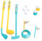 Kisangel Baby-golfschläger Golfset Kleinkind 2 Jahre Golf Für Kleinkinder Golfschläger Für Kinder Golfspiel Für Kleinkinder Kindersportspielzeug Plastikgolfbälle Fitness Golfclubs Mädchen
