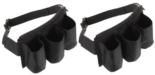 GALPADA 2pcs Electrician Tool Belt Professional Cleaning Supplies Belt Garden Tool Pockets Waist Apron