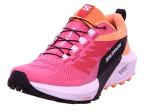 Salomon Damen Sense Ride 5 GTX Trailrunning-Schuhe, Rose V/Wht/Bpar 38 2/3 EU