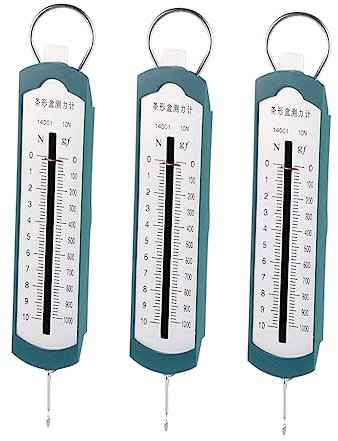 BCOATH 2 Federdynamometer - 3er-set - Kraftmessgerät Für Den Unterricht - Genau & Zum Lernen