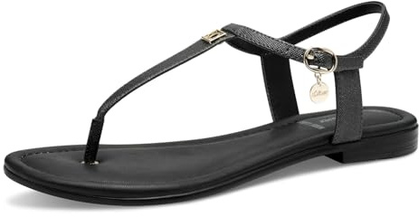 s.Oliver Damer 5-28107-44 platta sandaler, svart, 40 EU