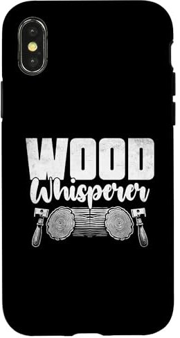 Coque pour iPhone X/XS Tour à bois Whisperer Tourneur à bois