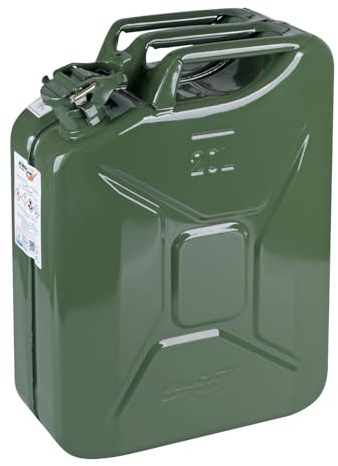 3er-Pack Benzin-/Dieselkanister, 20 Liter, Stahl nach DIN 7274 | rostsicher