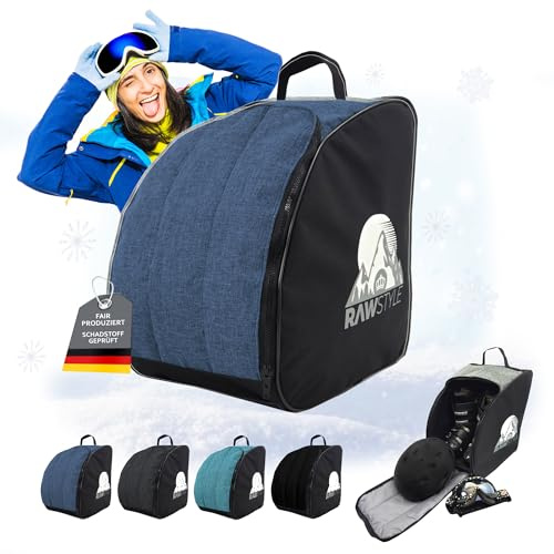 Rawstyle Skischuhtasche Skistiefeltasche Rucksack MOD 3 | Helm, Hart-Soft-Boots, Inliner, Bootbag