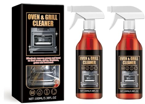 Backofenreiniger Spray, Grillreiniger Universalreiniger, Backofen & Grillreiniger, Ofenreiniger für Gasgrill, Backöfen, Grills, Ceranfeld etc (2)