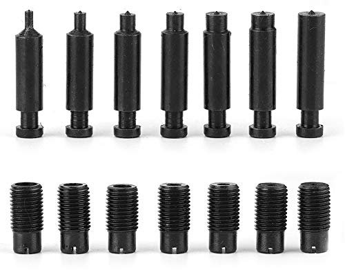 Strumento di Punzonatura del Foro Pinza per Punzonatura Multifunzione per Cabina di Guardia in Pelle in Plastica in Metallo, Strumenti Manuali 16 Pezzi per gli Operai Edili