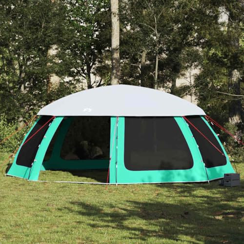 Brokky 4100641 Pool Tent with Removable Fly & Mesh Walls Sea Green 690x690 cm Hot Tub Spa Pop Up Canopy Cover and Camping Shelter