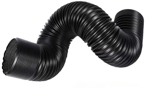 Presa d'aria dell'auto Prese d'aria per auto Kit tubi di aspirazione del filtro dell'aria condizionata 76/63/51 mm, condotto telescopico di aspirazione dell'aria ondulato in filo di acciaio(51mm)