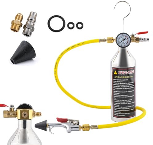 Ahuuen Kit De Rinçage pour Climatisation,Ensemble Nettoyant pour Conduits de Climatisation | Outil pour Conduits Climatisation Auto Berline Camion Camping-Car Véhicules
