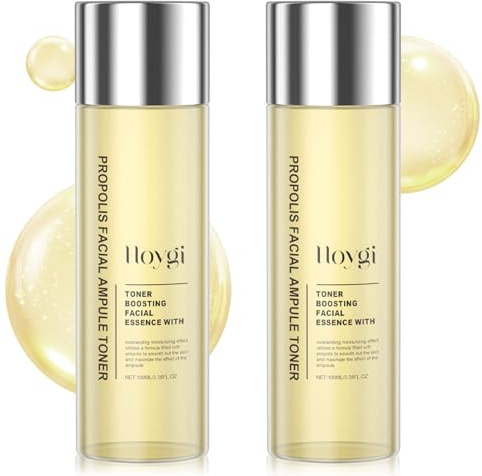 Honey Toner Gesichtswasser mit Propolis Extrakt &Hyaluronsäure, 100ml, Ceramid NP,Koreanisches Glow-Serum,Verfeinerung des Hautbildes,Anti-aging Gesichtsserum für alle Hauttypen (2 PCS)