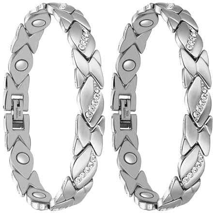 Bracelet Portefeuille 2 pièces Bracelet en cuivre rouge avec aimant puissant arbre Bracelet de santé Montre-bracelet Chat, taille unique, Alliage de zinc, Pas de gemme