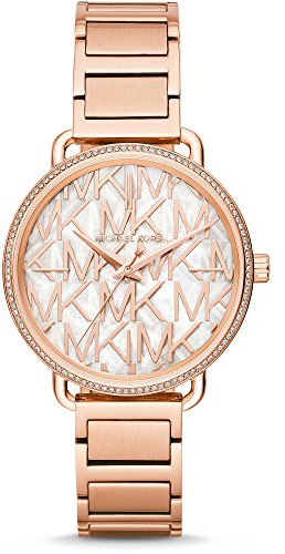 Michael Kors PORTIA MK3887 Wristwatch for women Mother-Of-Pearl Dial