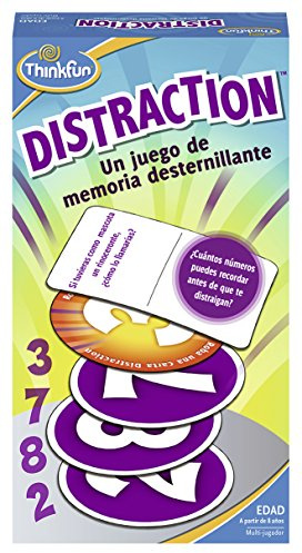 Think Fun - Distraction, Juegos de Cartas, Memoria desternillante, Edad 8+ Años