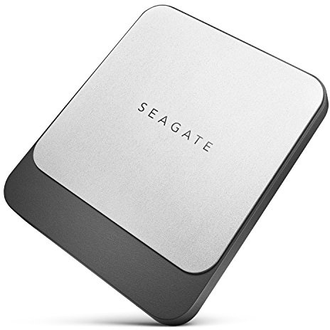 Seagate Fast SSD, 500 GB, Disco duro externo portátil SSD, USB-C, USB 3.0 para PC, Ordenador portátil y Mac, 2 meses de suscripción a Adobe CC Photography (STCM500401)