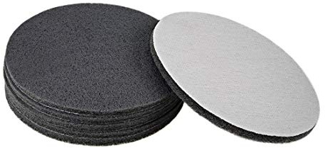 sourcing map 6pcs Drill Power Brush Tile Scrubber Scouring Pads 7 Inch Hoop and Loop 1000-Grits Surface Conditioning Disc for Household Cleaning