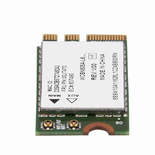 Tarjeta WiFi NGFF/M2, Tarjeta inalámbrica 802.11A/C 2.4G/5G de Doble Banda Mini WiFi para Lenovo/DELL/ASUS/Toshiba/Hasee/Acer