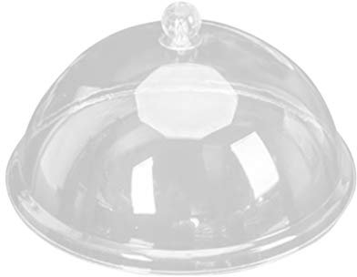 Campana per Dolci Coperchio Piatto Torta Acrilico Trasparente per Tenere Lontane Le Mosche per Pizza Frutta Secca Desser Indoor Outdoor