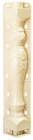 TuToy 1 Set 70Cm Moule De Balustrades De Moule De Jardin Pour Le Moulage De Ciment De Plâtre De Béton