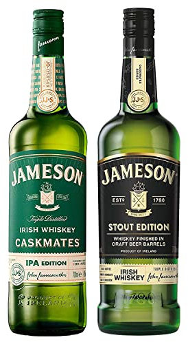 Jameson Whiskey Bundle: Jameson IPA Edition Whiskey, 70CL & Jameson Stout Edition Whiskey, 70CL