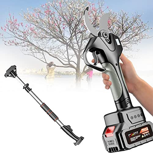 Poda eléctrica,Tijeras De Podar Electricas,para Manos con Artritis,Podadora inalámbrico Profesional Tijeras,Herramienta de poda portatiles de Mano,40 MM,3battery